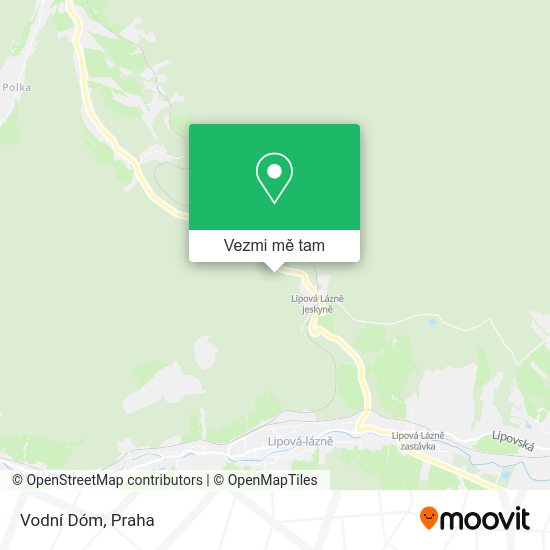 Vodní Dóm mapa