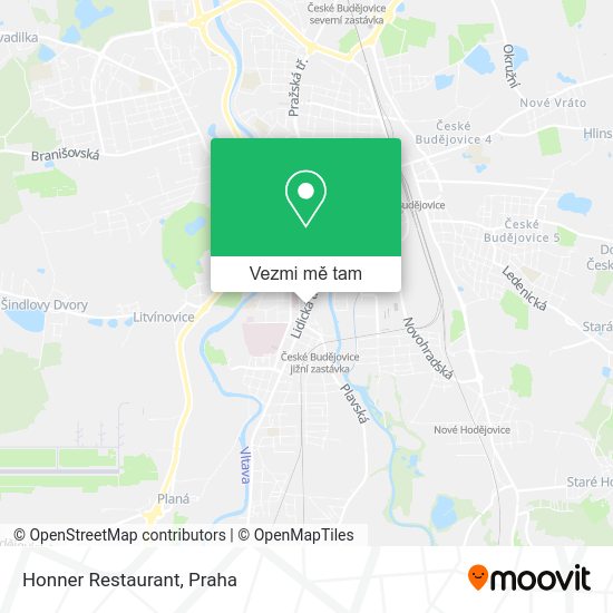 Honner Restaurant mapa