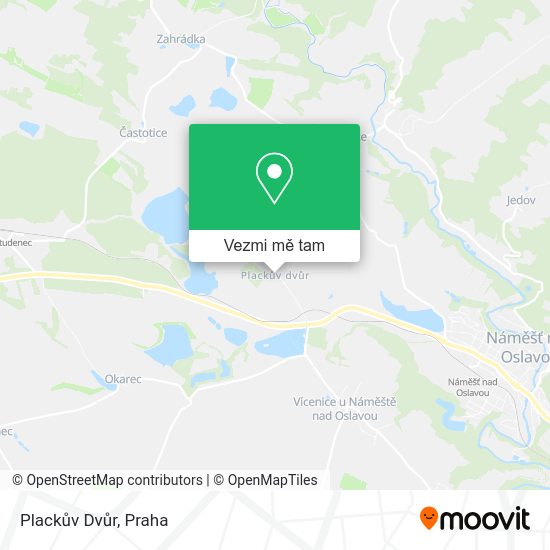 Plackův Dvůr mapa
