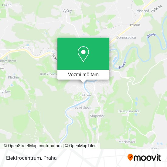 Elektrocentrum mapa