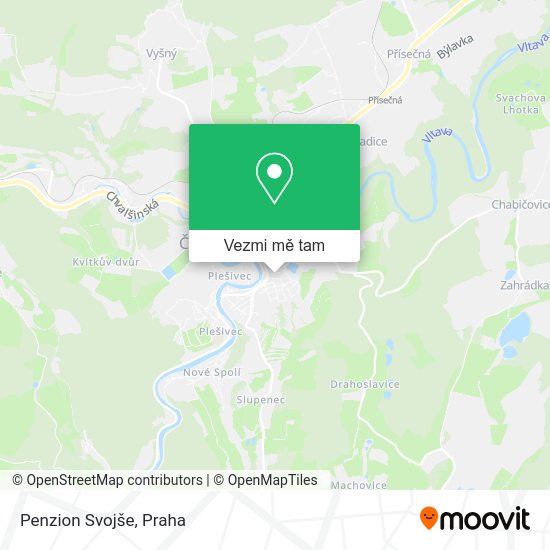 Penzion Svojše mapa