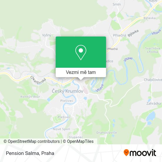 Pension Salma mapa