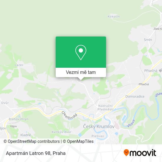 Apartmán Latron 98 mapa