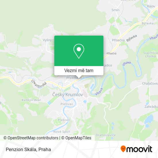 Penzion Skála mapa