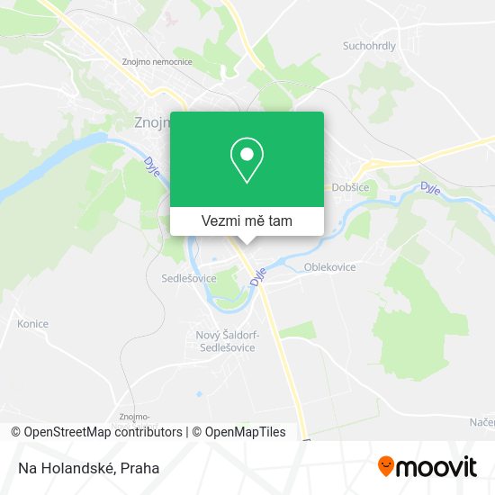 Na Holandské mapa