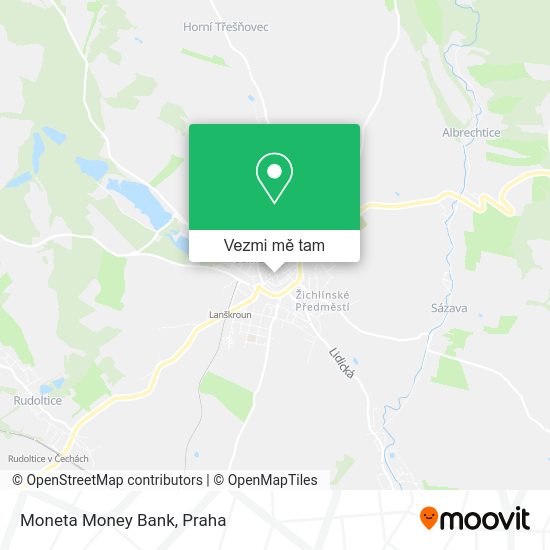 Moneta Money Bank mapa