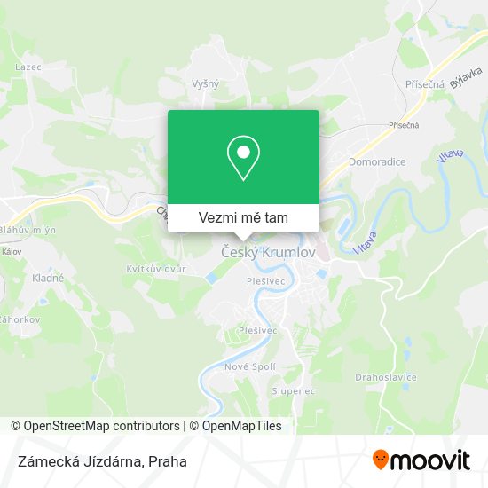 Zámecká Jízdárna mapa