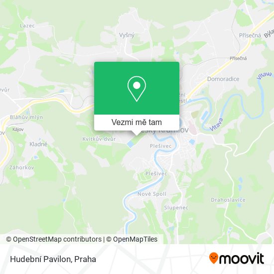 Hudební Pavilon mapa