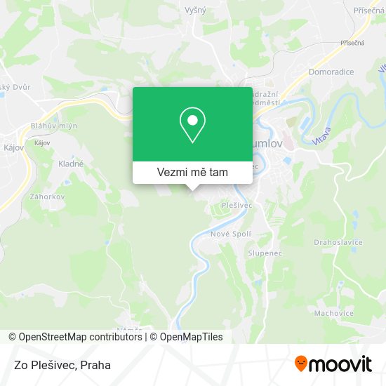 Zo Plešivec mapa