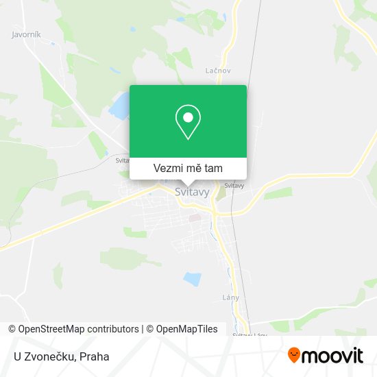 U Zvonečku mapa
