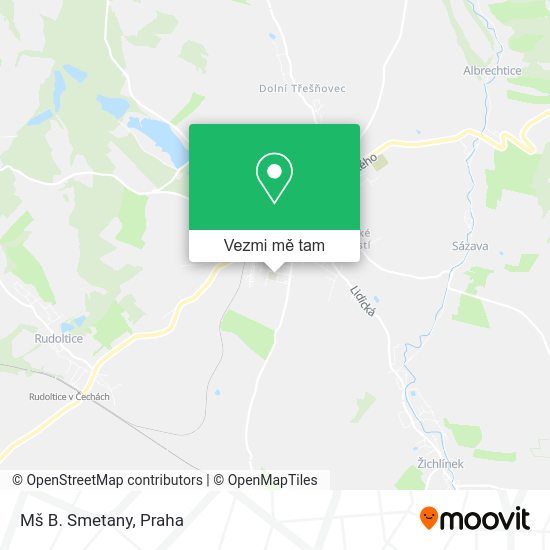 Mš B. Smetany mapa
