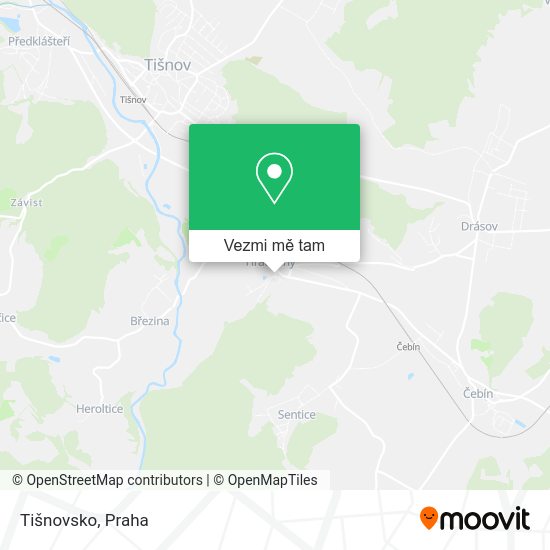 Tišnovsko mapa