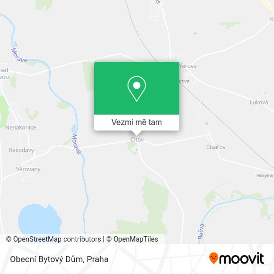 Obecní Bytový Dům mapa