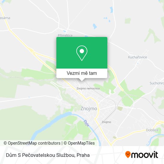 Dům S Pečovatelskou Službou mapa