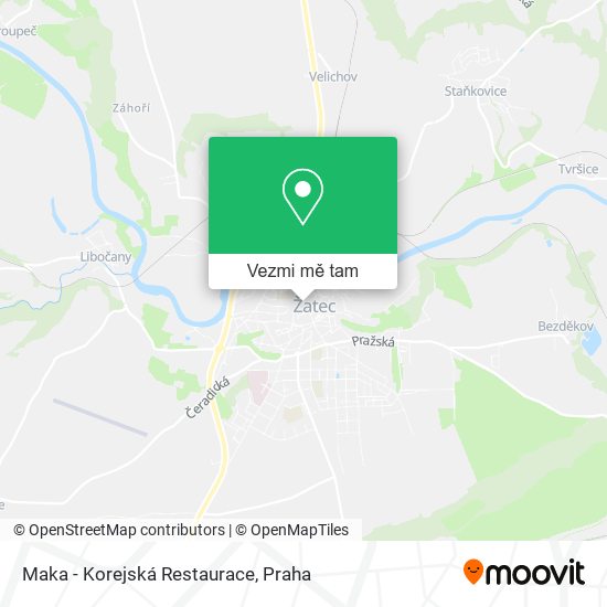 Maka - Korejská Restaurace mapa