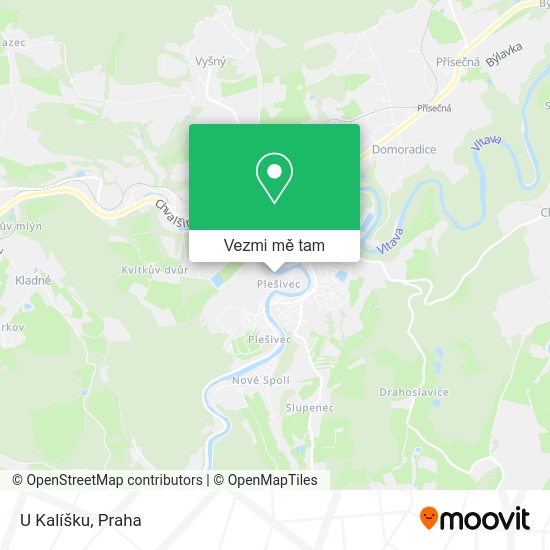 U Kalíšku mapa