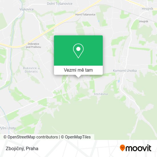 Zbojičný mapa