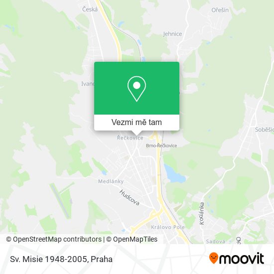 Sv. Misie 1948-2005 mapa