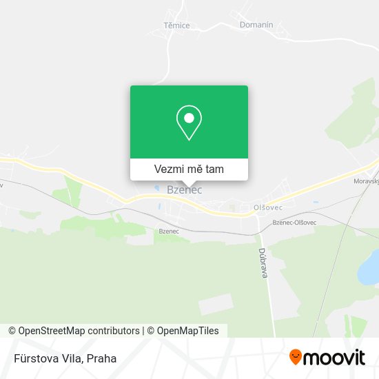 Fürstova Vila mapa