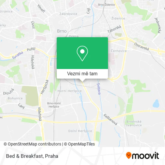 Bed & Breakfast mapa