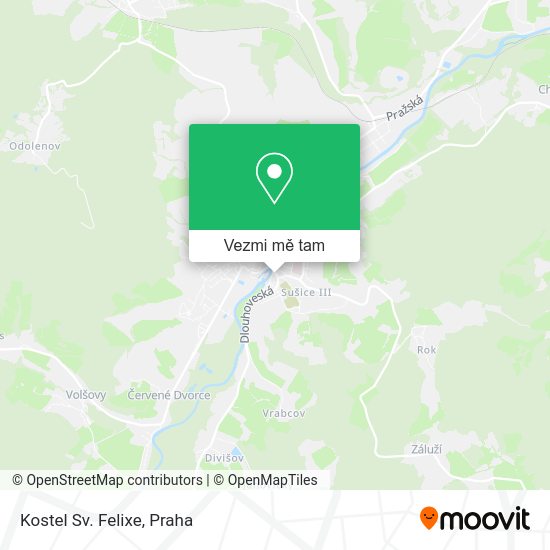 Kostel Sv. Felixe mapa