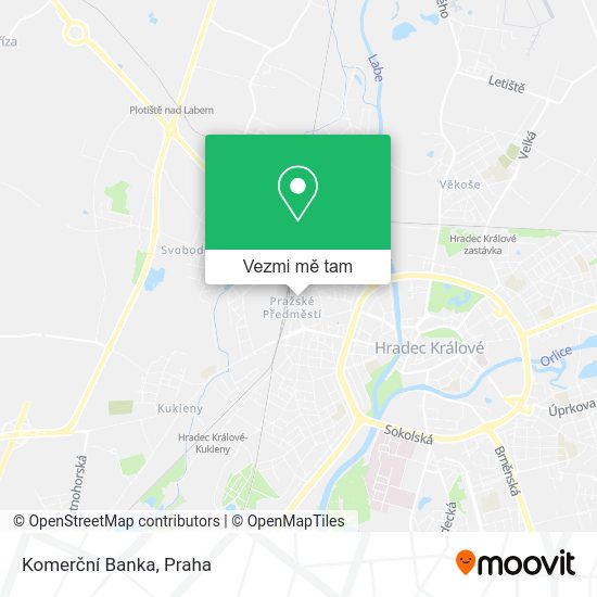 Komerční Banka mapa