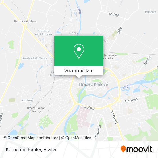 Komerční Banka mapa