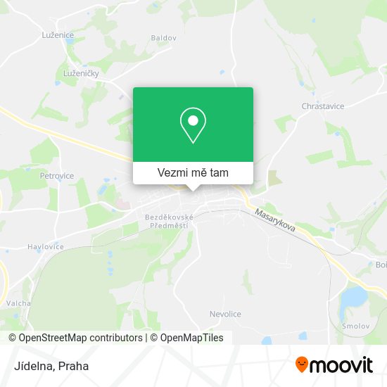 Jídelna mapa