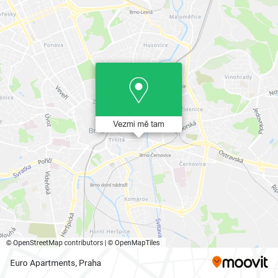 Euro Apartments mapa