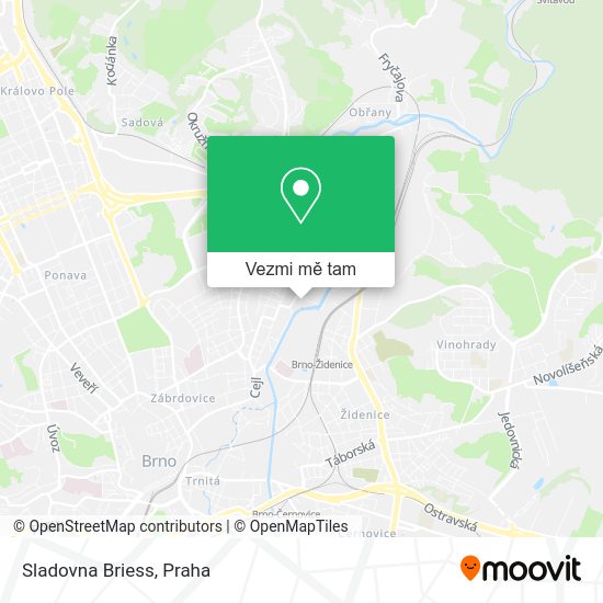 Sladovna Briess mapa