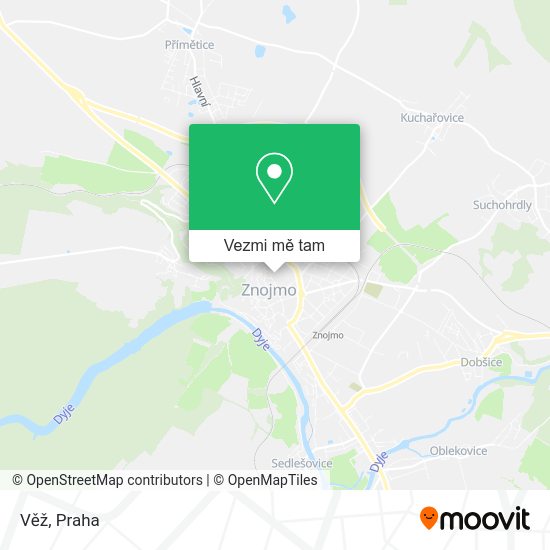 Věž mapa