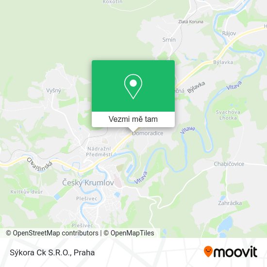 Sýkora Ck S.R.O. mapa