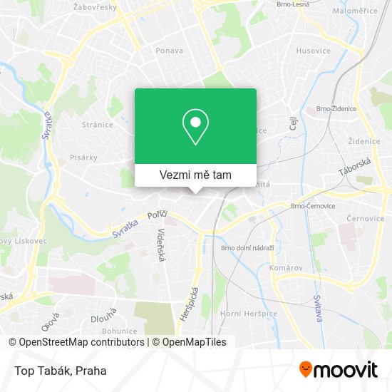Top Tabák mapa