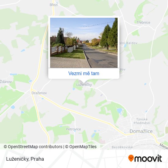 Luženičky mapa