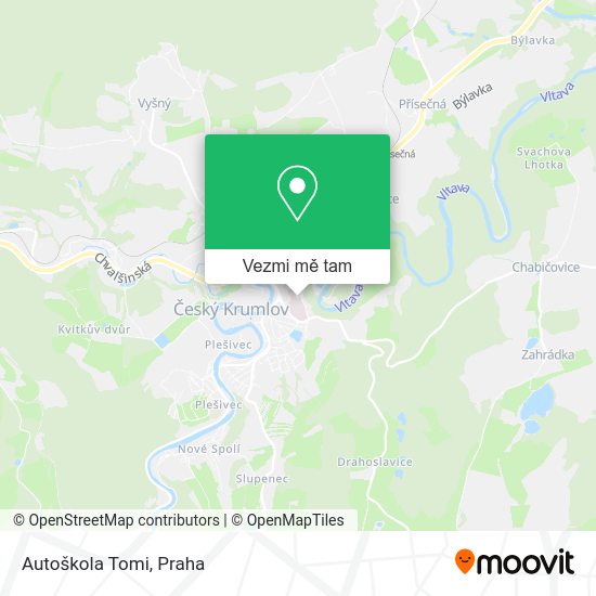 Autoškola Tomi mapa