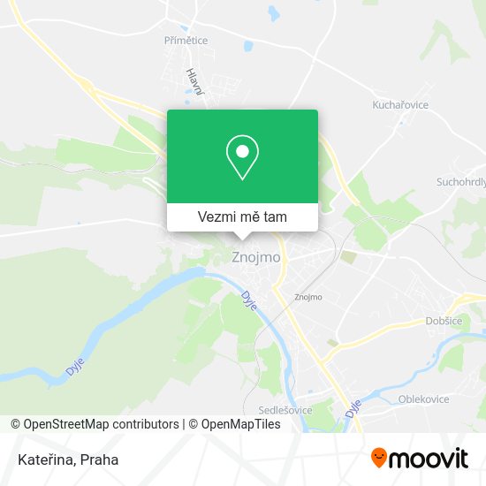 Kateřina mapa