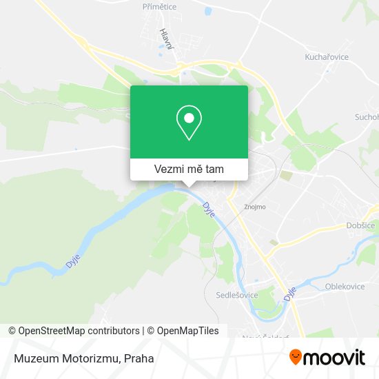 Muzeum Motorizmu mapa