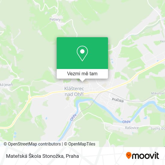 Mateřská Škola Stonožka mapa