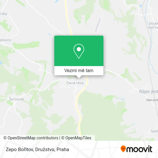 Zepo Bořitov, Družstvo mapa