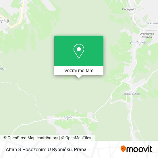 Altán S Posezením U Rybníčku mapa