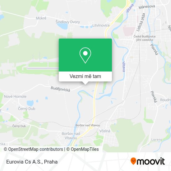 Eurovia Cs A.S. mapa