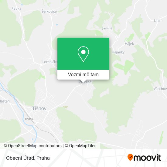 Obecní Úřad mapa