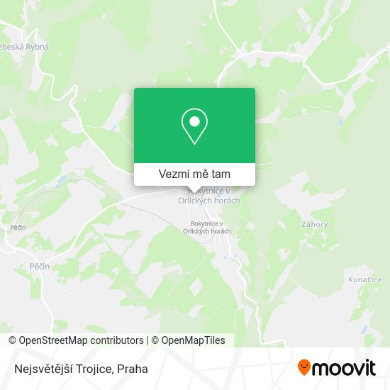 Nejsvětější Trojice mapa