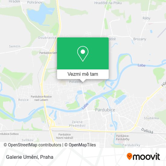 Galerie Umění mapa