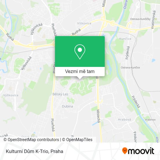 Kulturní Dům K-Trio mapa