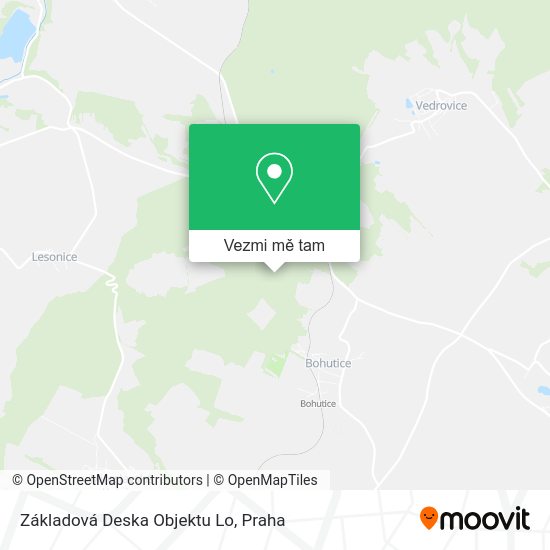Základová Deska Objektu Lo mapa