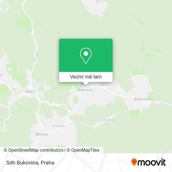 Sdh Bukovina mapa