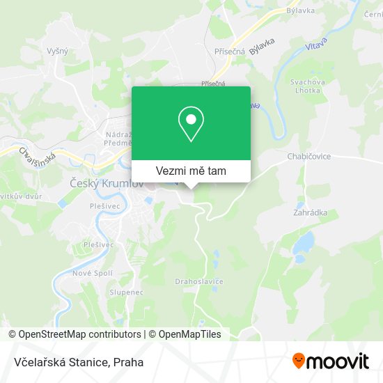 Včelařská Stanice mapa