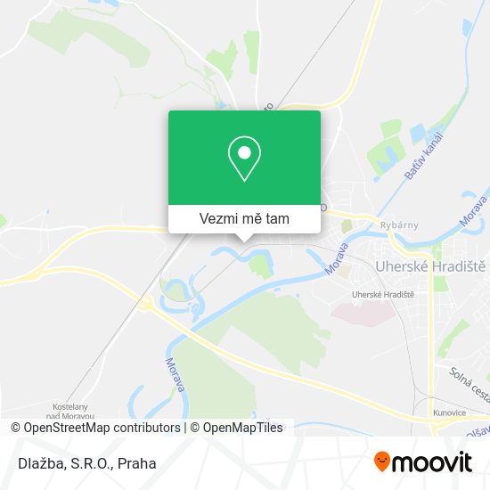 Dlažba, S.R.O. mapa