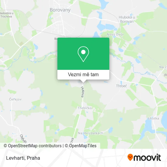 Levharti mapa